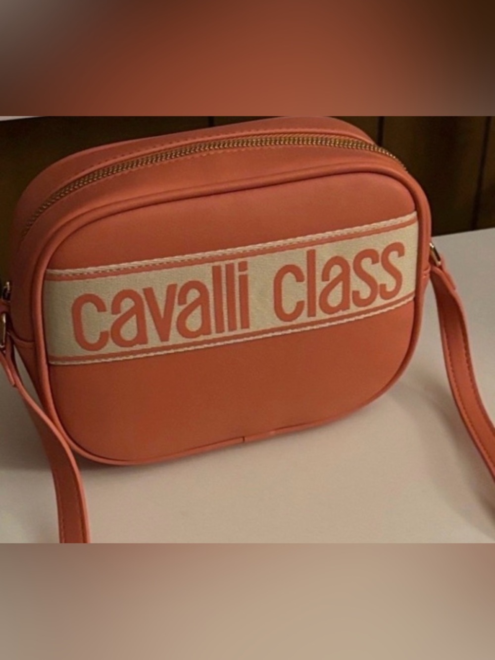 “Cavalli Class” Camera Crossbody Bag.  NWOT